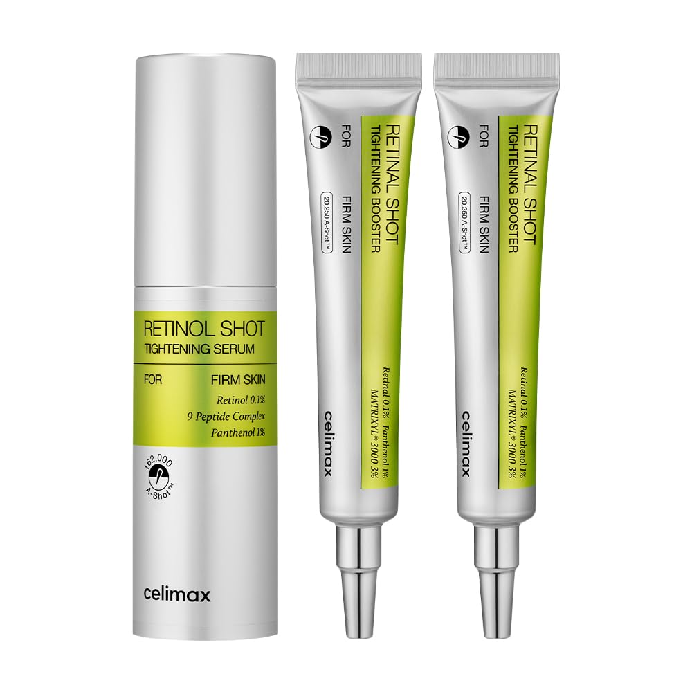 Amazon.com: celimax Retinol Shot Serum 30ml + Retinal Shot Booster