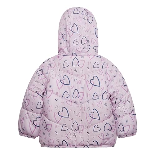 Image of Carter's Girls 2-Piece Snowsuit Puffer Jacket and Skibib Snow Pants Toddler and Big Kids