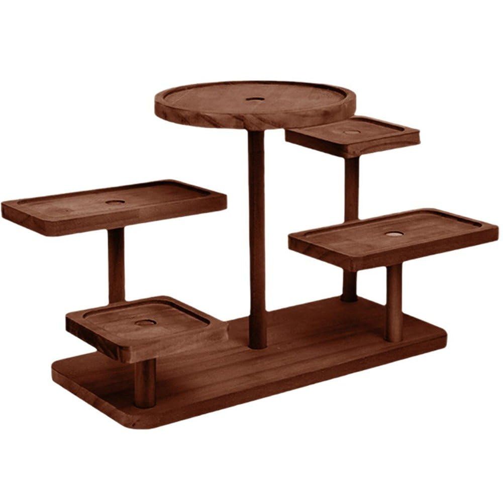 Présentoir de Desserts en Bois pour Réceptions et Buffets Vintage Élégants