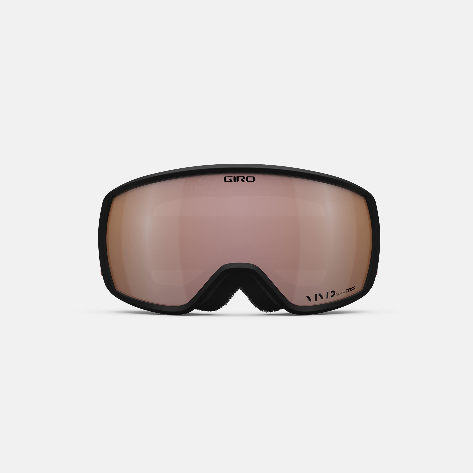 Giro Facet Ski Goggles - Snowboard Goggles for Women & Youth - Tiger Lily/Monarch Orange Filmore Sun Strap with Vivid Rose Gold Lens