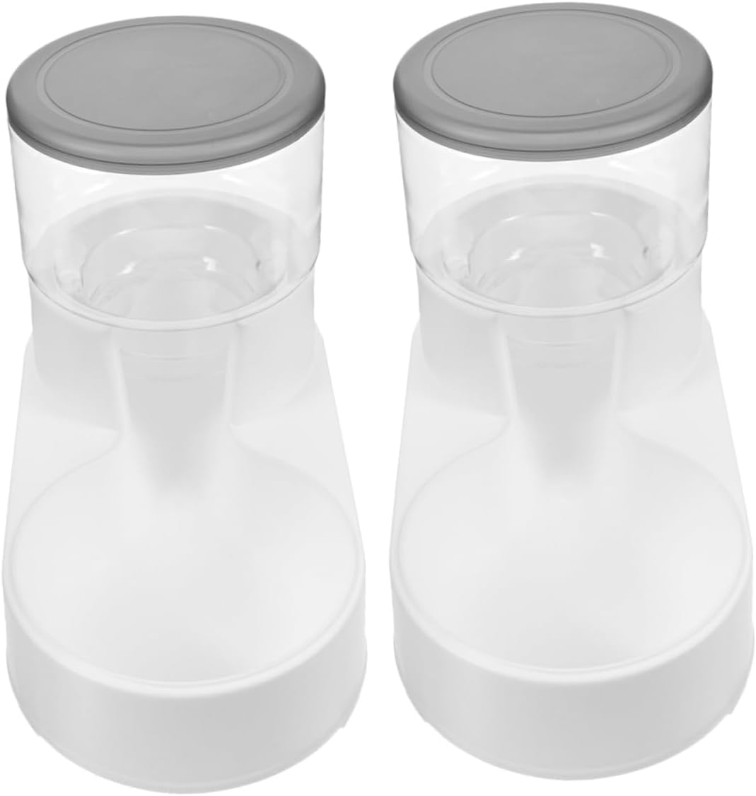 2pcs Automatic Feeder and Water Dispenser for Cats and Dogs Gravity Feeding Design Compact and Durable Pet Supplies No Spill Dog Bowl Self-Filling Water Bowl
