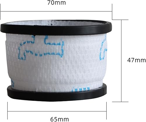 Miniatura 2 de Yosoo 4 piezas de filtro de repuesto para aspiradora INSE S600 S6P S6 piezas de aspiradora, filtro HEPA reemplazo accesorios de aspiradora