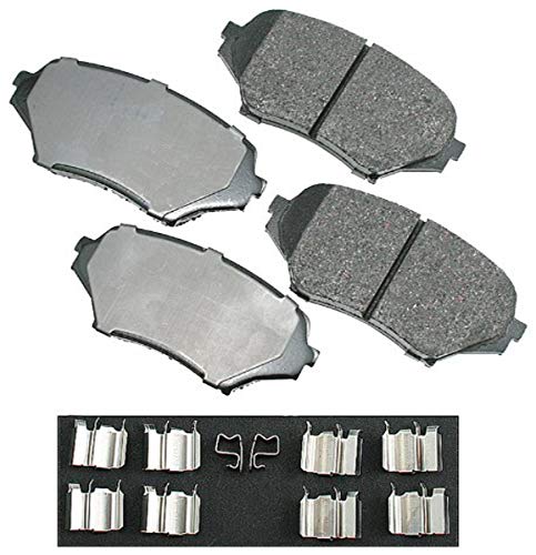 Akebono-ACT1179 Ultra Premium Front Brake Pads, GREY