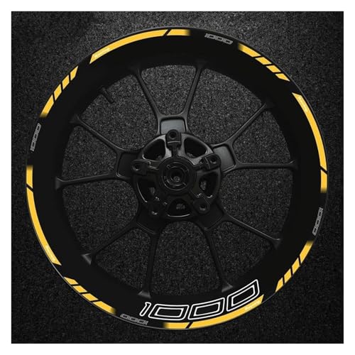 Autocollants pour jantes moto Z1000 sticker étanche réfléchissant
