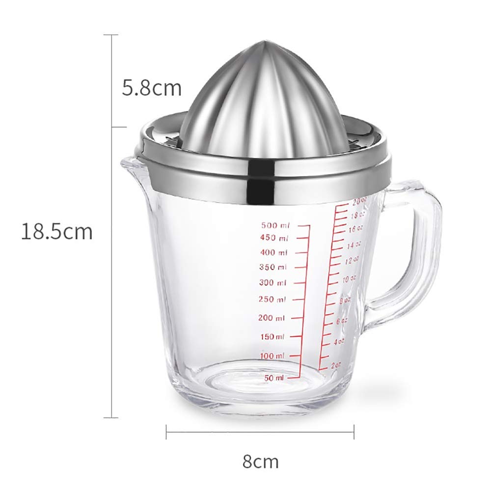 Exprimidores Manuales Pequeño vidrio limón pomegranato naranja exprimir taza de jugo para Uso Diario