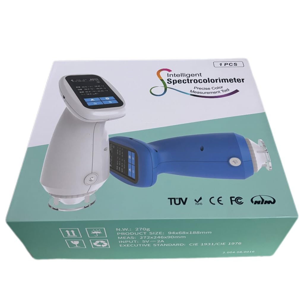 Digital Spectrocolorimeter Multi Aperture Spectrophotometer with Repeatability ΔE*ab≤ 0.02 Accuracy 0.01 Camera Locating 30 Parameters Illuminant D/8 SCI ASTM ISO Standard