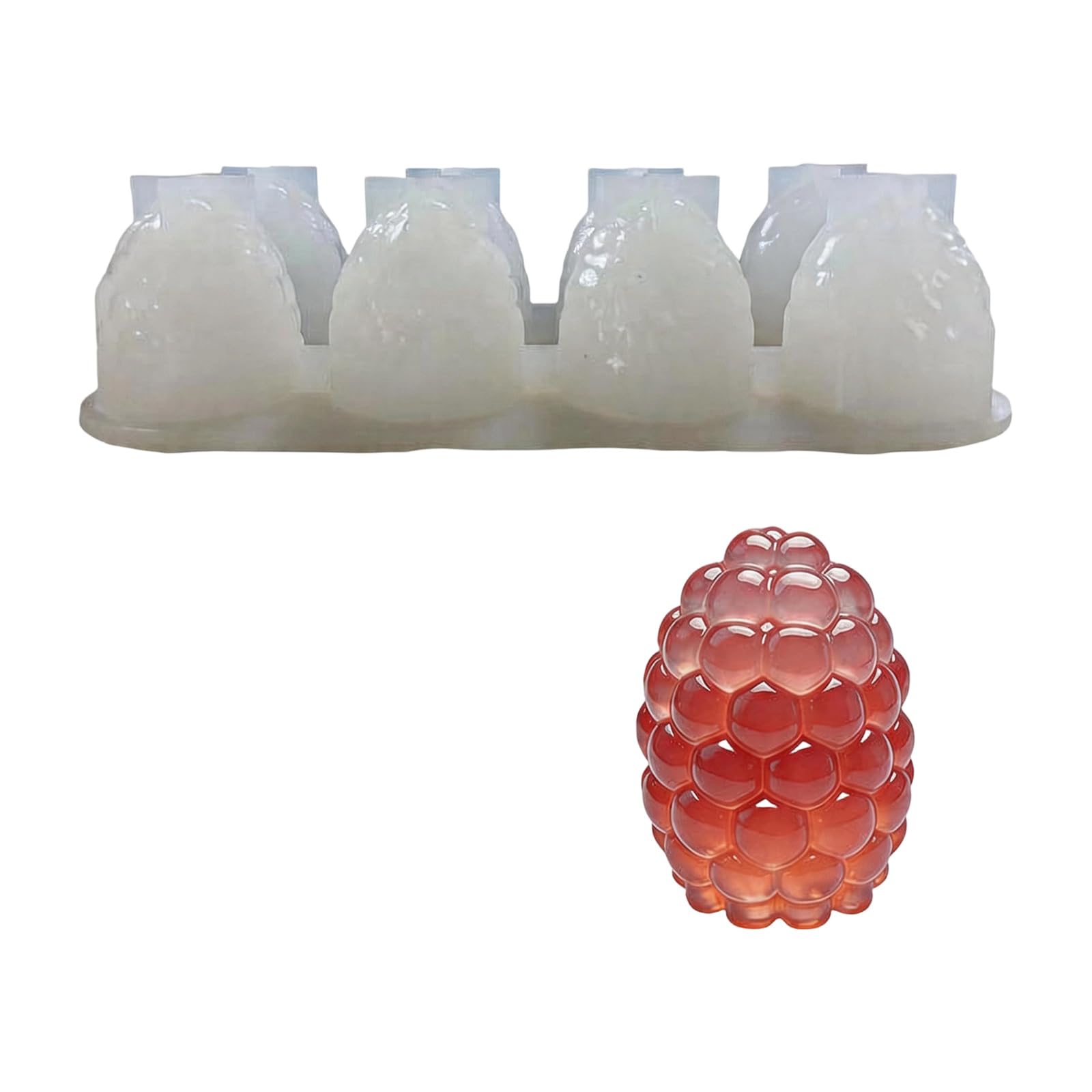 ordinarYone 8 Cavity Silicone Baking for Making Creative and Fun Dessert Cake Jellies and Puddings Making Dessert for Baking