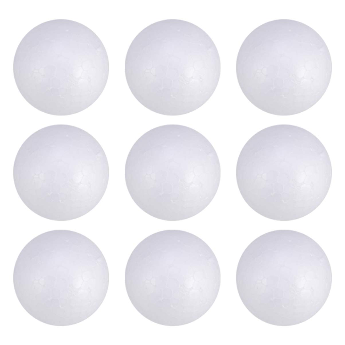 Milisten 50Pcs Boules de Mousse Artisanale Boules de Mousse Lisse pour Les Arts Artisanat Bricolage Ornements Projets Scolaires Décoration Noël