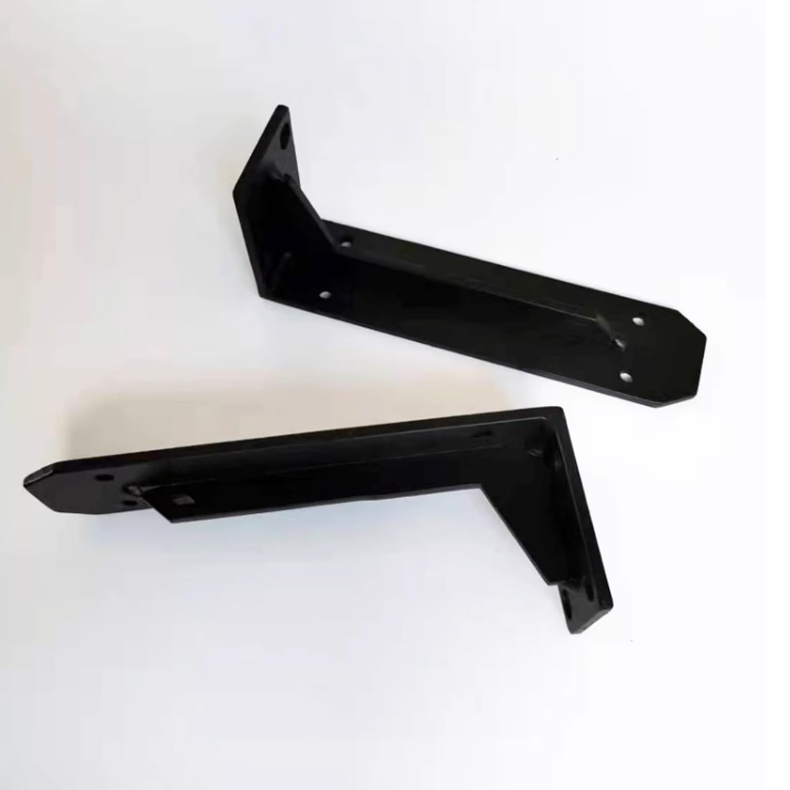 2 Pezzi Staffe per Mensole Pieghevoli, Staffe Di Supporto ad Angolo Retto per Impieghi Gravosi in Acciaio Al Carbonio, Supporto a L da Parete in Metper Appendere Scaffalature Aperte Fai da Te