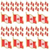 Uonlytech 4 Sätze Flagge Brosche Anstecker Metall Abzeichen Für Kleidung Dekoration Für Feiern Und Anlässe Stilvolles Für Freunde Und Familie 25 Stück * 4