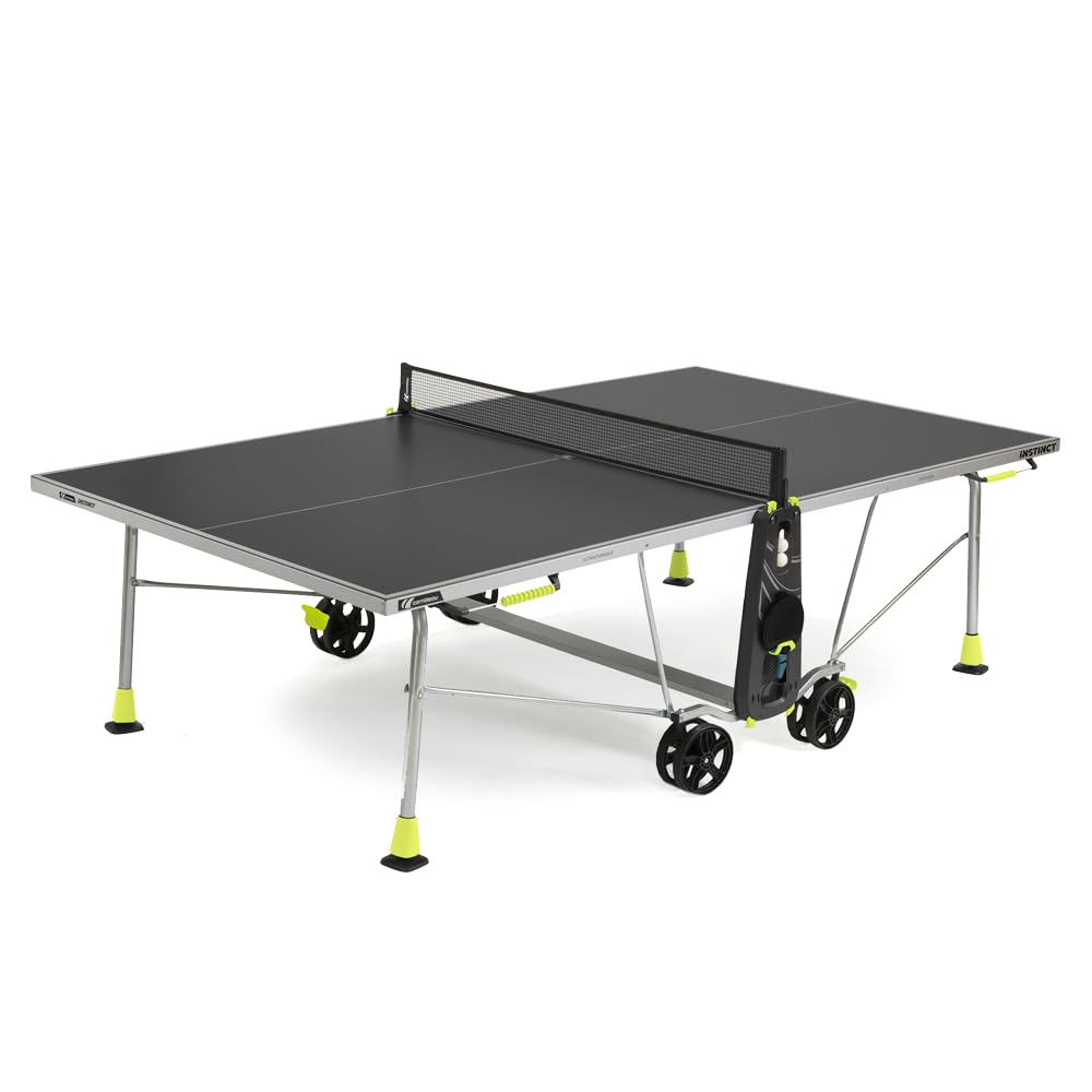 Cornilleau Instinct - Outdoor Tischtennisplatte - Wetterfest - Robust - Qualitativ - Klappbar - 10 Jahre Garantie - 5 mm Melaminharzplatte