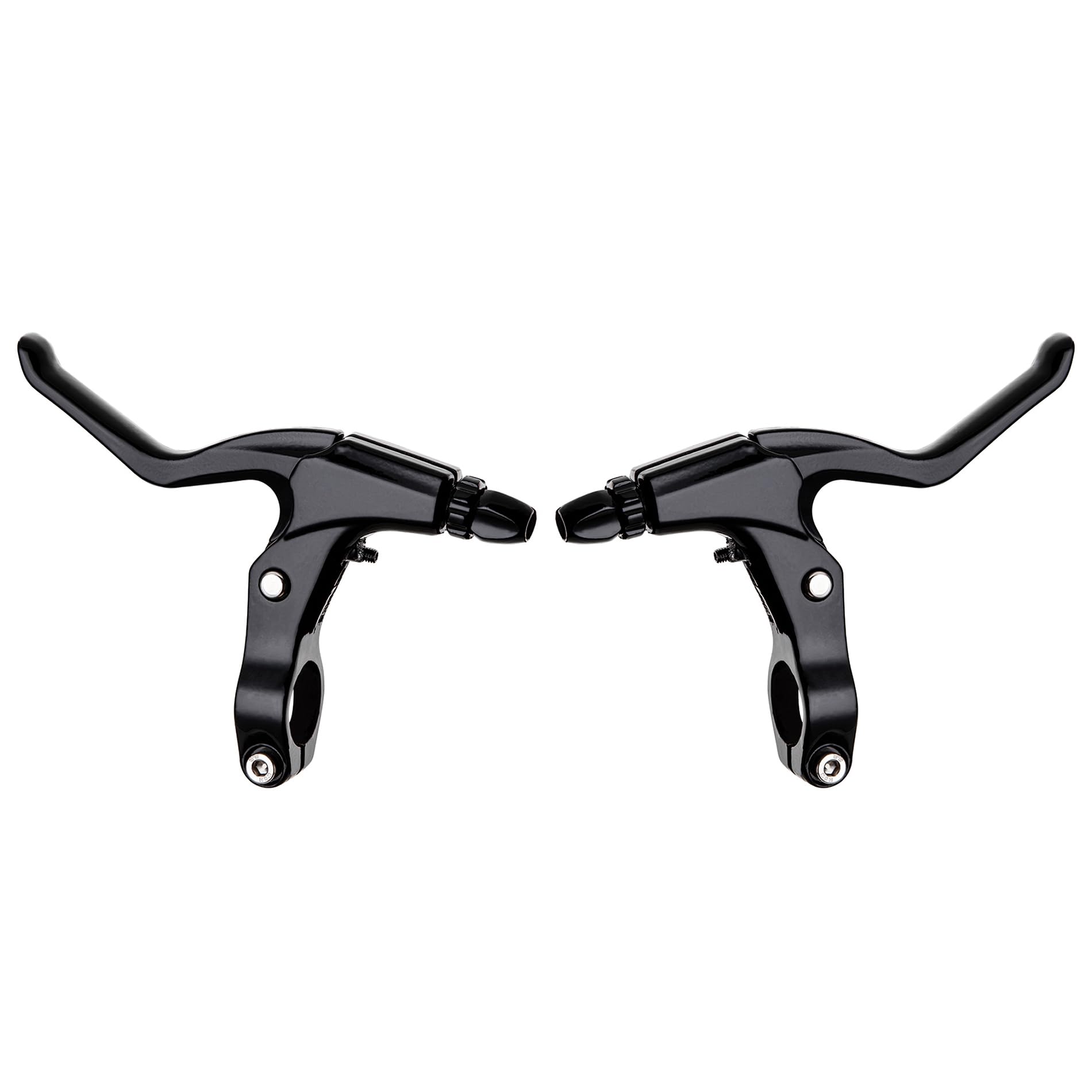 Clarks Cycle Systems CLK-24 Three Finger Alloy V-Brake Levers, Black, Pair