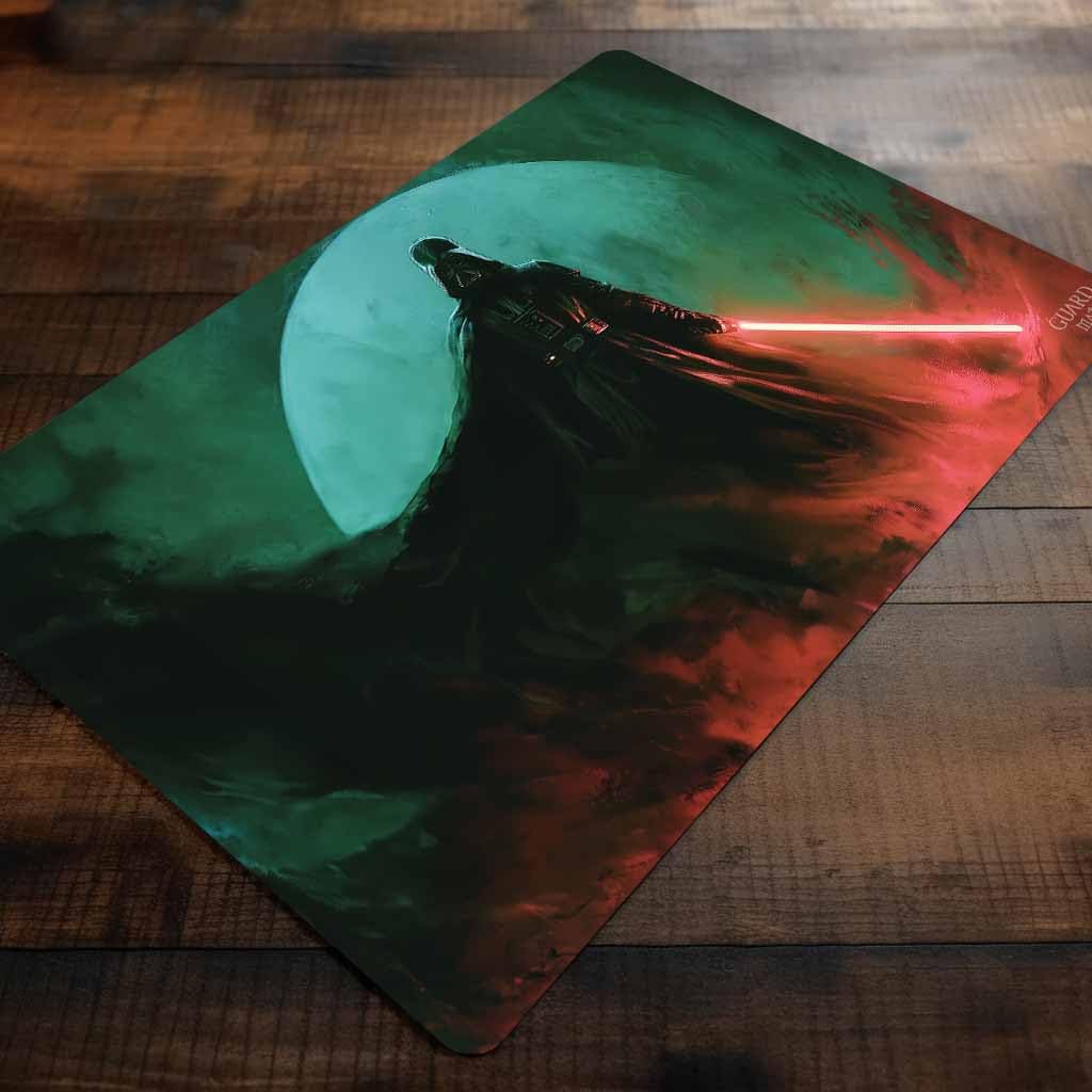 Darth Vader (Bordi Cuciti) - Tappetino per Carte Magic - Tappeto per Gioco - Playmat Compatibile con MTG, Signore degli Anelli, TCG, Gioco di Carte