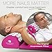 Bed of Nails Original Comfortable Acupressure Lumbar Cushion Pillow, 2142 Acupuncture Pressure Points, Neck Pain Relief, Increased Energy, Relaxation, FSA/HSA Eligible, Drawstring Bag, 15x6x4, Pink