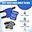 Shin Splint Ice Packs (XL Set of 2) Reusable Hot and Cold Therapy Wrap | Leg or Calf Pain Relief | Advanced Soft Gel Technology | Freezable and Microwavable | Running Injuries & Recovery