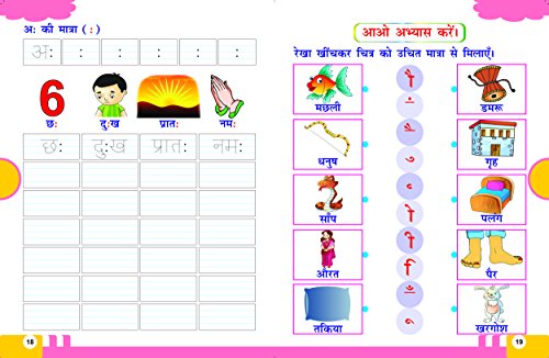 Image of GIKSO Sulekh Manika - 1 Hindi Handwriting Practice Workbook for 5-7 Years Old Kids - Reprinted 2025