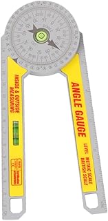 SHINEOFI 1 Regla Angular Para Carpintería Transportador Circular Herramienta De Medición De Ángulos Regla Transportadora Transportador De Ingeniería Cubierta De Plástico Abs Color