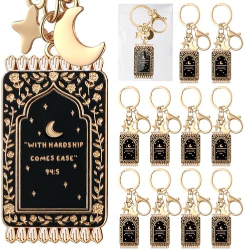 Cunno Islamic Keychain Gifts Bulk Plated Enamel Muslim Keychain I...
