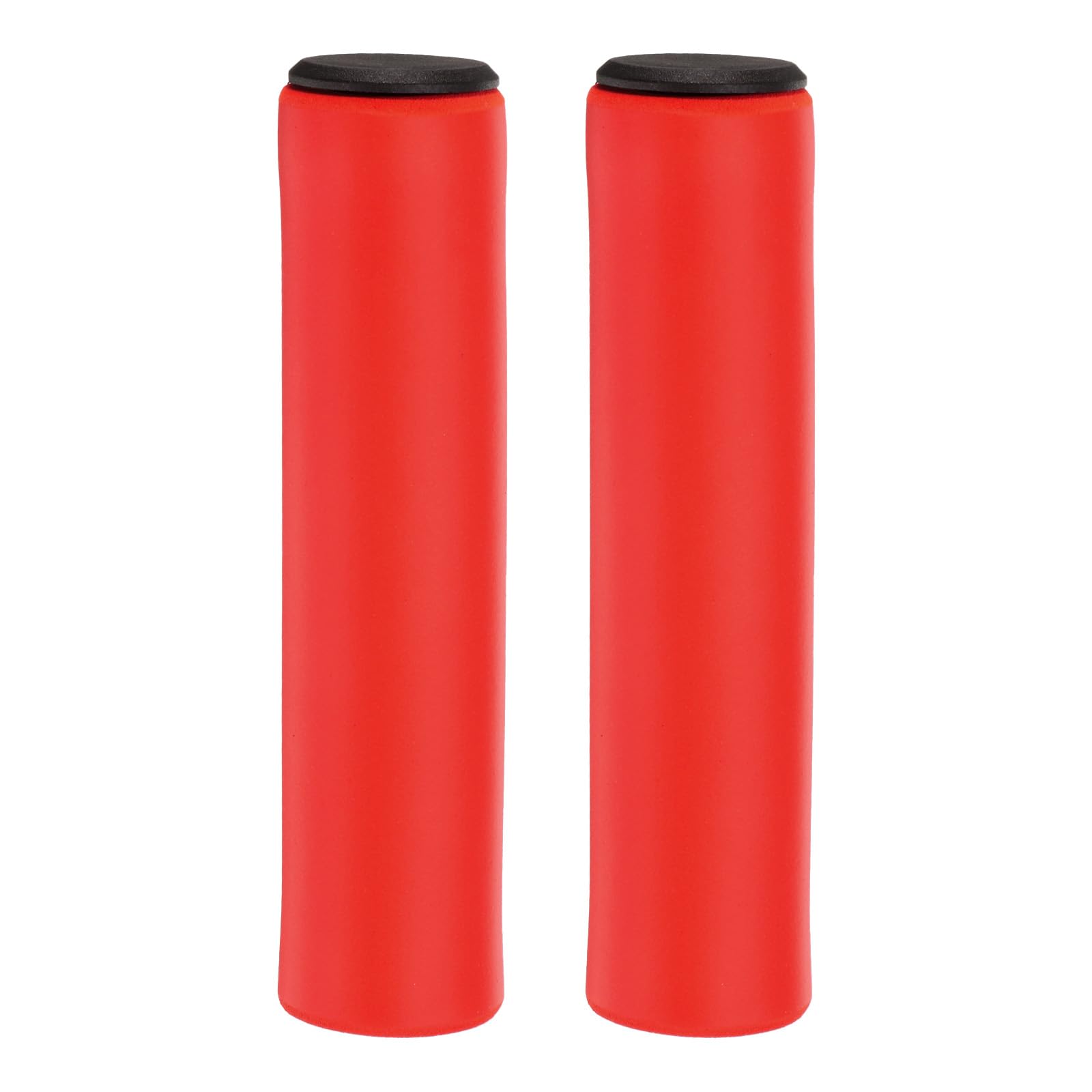 sourcing map Bike Handlebar Grips 0.6" Model Comfortable Non-Slip Grips Silicone Foam Enhanced Grip Shock-Absorption BMX Grips for Mountain Bikes and Scooters, Red