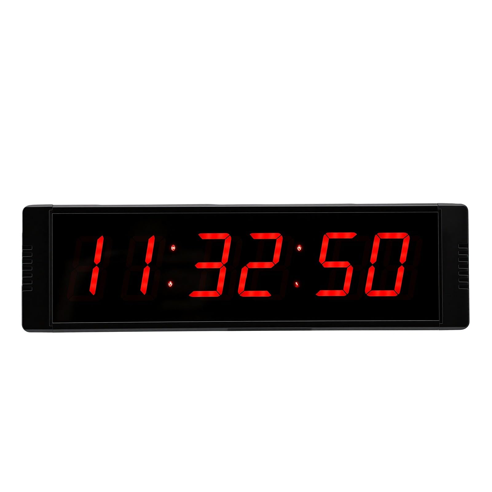 Fafeicy Cronómetro Grande, Pantalla LED Roja de 1,5 Pulgadas