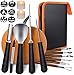 EXSPORT 16 Pieces Halloween Pumpkin Carving Kit Designs Halloween Carving Kit 10 Stencils for Kids and Party