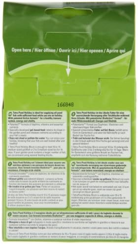 Tetra Pond Holiday Food, 2 Weeks Pond Holiday Fish Food Block, 98 g