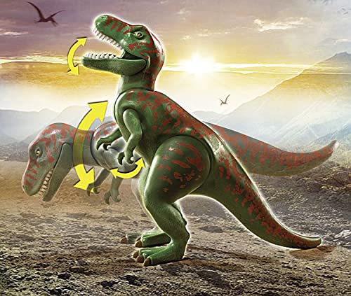 Playmobil 71183 Explorateur avec Quad et tyrannosaure- Dinos - Les Dinosaures - Promo-Pack Jeux d'aventures