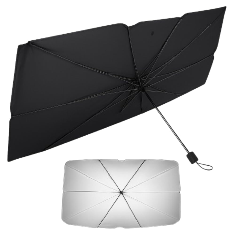 Parasol przeciwsłoneczny do samochodu Wewnętrzna szyba przednia szyba 125 x 65 cm składana z ochroną UV i ciepłem