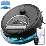 Lefant LIDAR Robot Vacuum and Mop Combo M330,Black