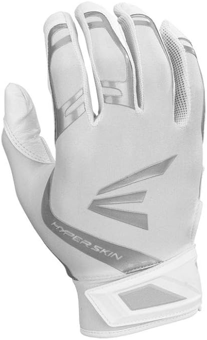 EASTON ZF7 VRS HYPERSKIN Fastpitch Softball Batting Glove Series, Pair, Women's, 2021, VRS Palm Pad Reduces Vibration And Blisters, Flexible Hyperskin Lycra, Smooth Leather Palm, Neoprene Strap