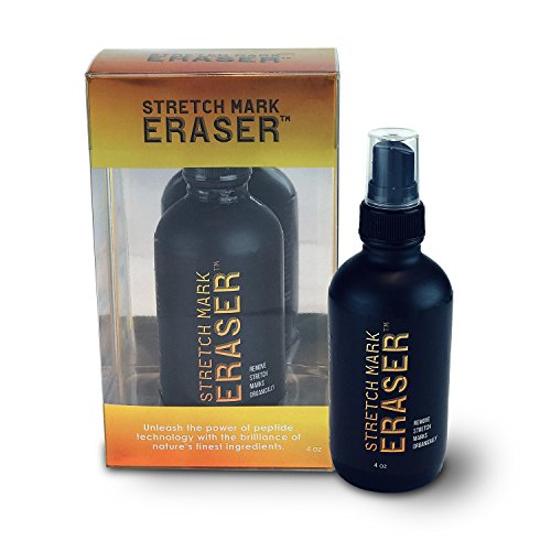 Stretch Mark Eraser - Removal & Treatment of Stretch Marks from Pregnancy, Weight Gain & Body-building | Recommended Remover & Reducer Over Cream or Belly Butter (4oz/118ml)