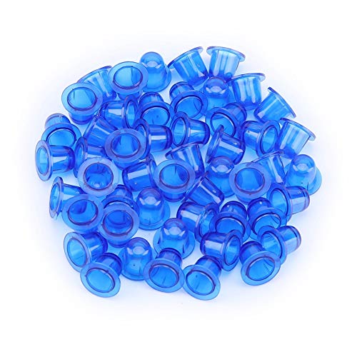 TOPINCN Beekeeping Queen Cell Cups ABS Plastic Eco-friendly Bee Feeding Beekeeper Bee Keeper Equipment Tools Apiculture Supply 50 PCS (Blue)