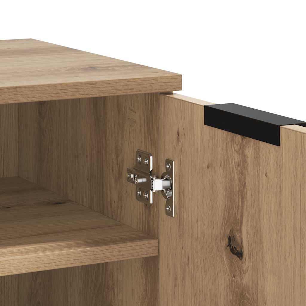 vidaXL Armoire à Chaussures chêne Artisanal Bois d'ingénierie