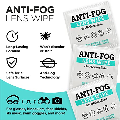 Noble Pack FETEGT225 Noble Anti-Fog Pre-Moistened Lens And Screen Cleaning Wipes thumb #1