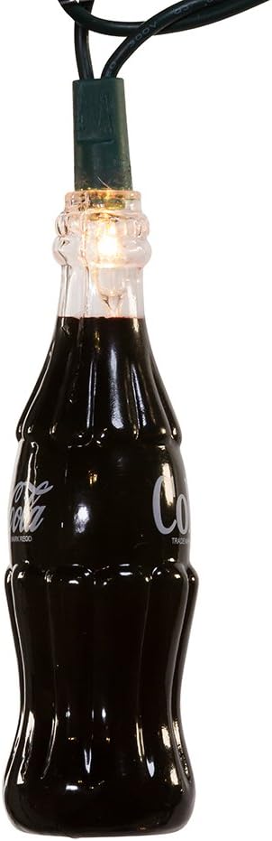 Kurt Adler CC5801 Coke Bottle Light Set, 10 Light