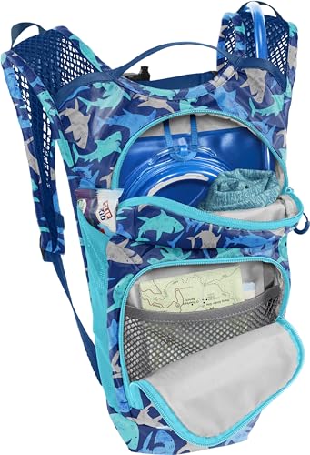 Image of CamelBak Mini M.U.L.E. Kids Hydration Backpack, Lightweight Trail and Bike Pack with 50oz Reservoir