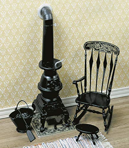 Chrysnbon poêle miniature kit pour compléter mobilier de poupée F-260