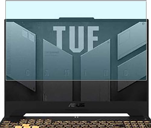 Puccy - Paquete de 2 protectores de pantalla anti luz azul, compatibles con ASUS TUF Gaming F15 FX507 FX507VU4 15.6 pulgadas protector de película