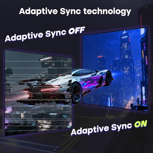Image of Amzfast 24 inch Curved Gaming Monitor, 240Hz 1ms 1080P, Adaptive Sync, 124% sRGB, 3000:1, HDR, 1500R, HDMI 2.0 & DP 1.4, Ultra-Slim Base - Keyboard Slides Underneath, Desk Space Saved - AMZG24C1 Pro