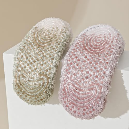 Image of SKOLA Cozy Winter Fuzzy Women Socks Grip Slippers Fluffy House Non Skid Microfiber Socks