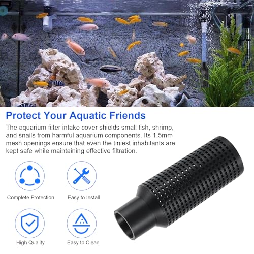 Image of Aquarium Filter Intake Guard Replacement for Flu-val 306 /307 /406 /407, Fish Tank Canister Filters Cover Protect Aquatic Life, Aquarium Intake Filter - 1 Pack