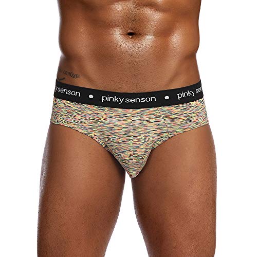 LANSKIRT_Calzoncillos Hombre Tangas Hombre Slip Ropa Interior de Verano Tangas de Color Sólido Bragas de Individual Boxer Hombre Algodon Lenceria Triangle Slips 2Xl