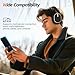MMWOWARTS Hybrid Active Noise Cancelling Bluetooth Headphones,Bluetooth 6.0 Over Ear Wireless Headphones with 60H Playtime, Hi-Res Audio, Deep Bass, Memory Foam Ear Cups for Home Office Travel Black