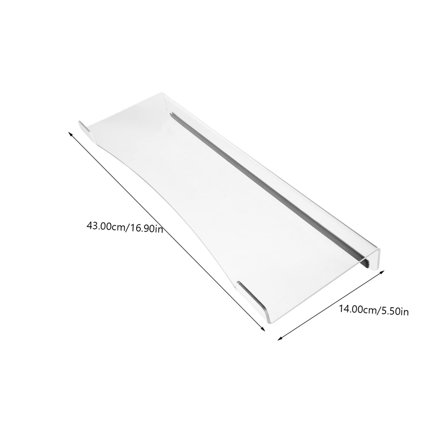 CIYODO Keyboard Stand for Desk Acrylic Riser Tilted Display Stand Non-slip Keyboard Base Office Supplies