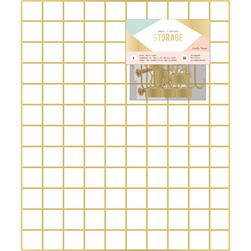 American Crafts Crate Paper Wire System Storage Grid Panel 20 x 24 Inch 33 Piece, 20