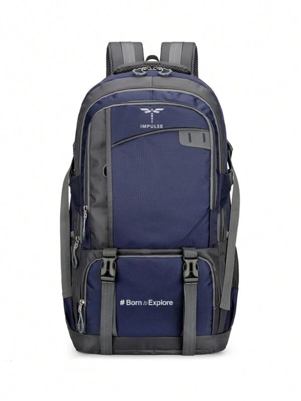 Impulse rucksack bags 55 litres travel bag for men tourist bag for travel backpack for hiking trekking Bag for men camping triumphtote with 1 Year Warranty