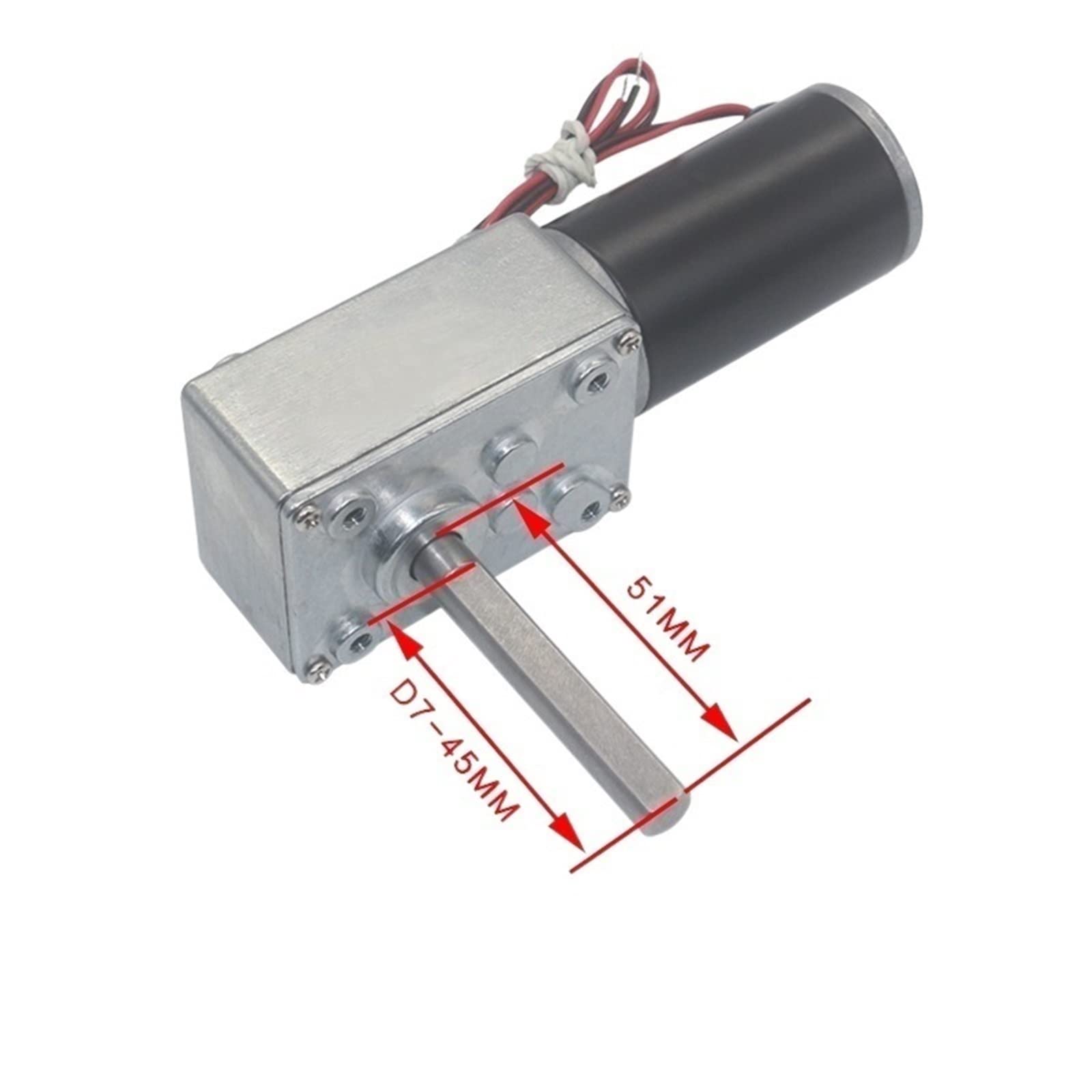 Motoréducteur Turbo à Vis Sans Fin 12V 24V 5840-31ZY - Moteur à Engrenage Micro Haute Puissance Autobloquant