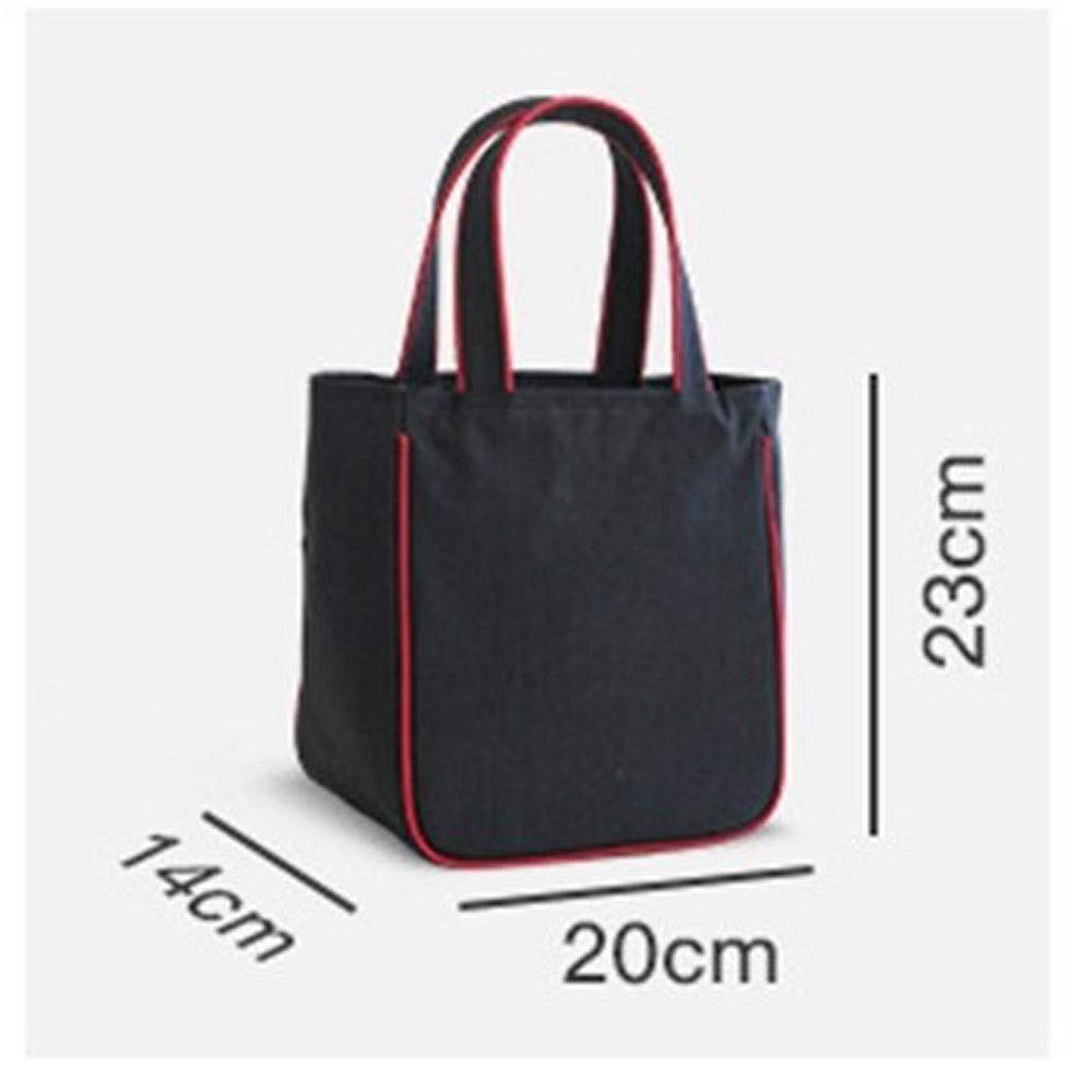 Lunchtaschen Lunchtasche Thermo-Lebensmittel-Isoliertasche Damen und Casual Travel Cooler Thermo-Picknicktasche Dicker und wärmer
