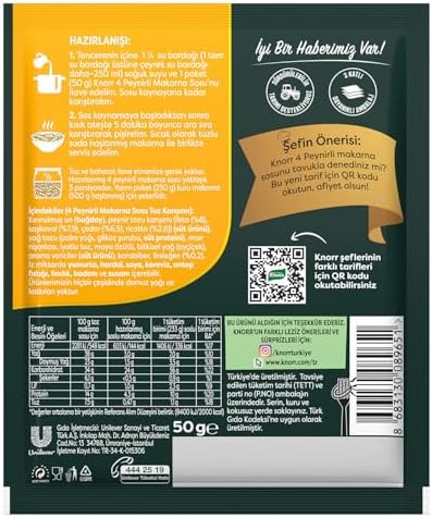 Knorr 4 Peynirli Makarna Sosu 50g - Görsel 3