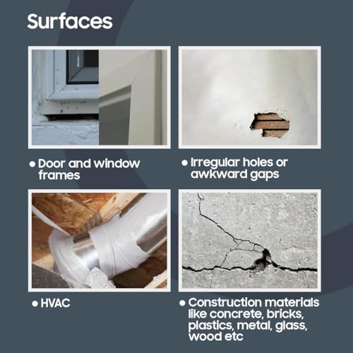 Image of Nippon Paint 750ml Expandable PU Foam Sealant Spray for Walls Doors & Pipes-Waterproof Insulation Filler w /Minimal Shrinkage-Off-White Polyurethane Gap Sealer for Home & Industrial Use